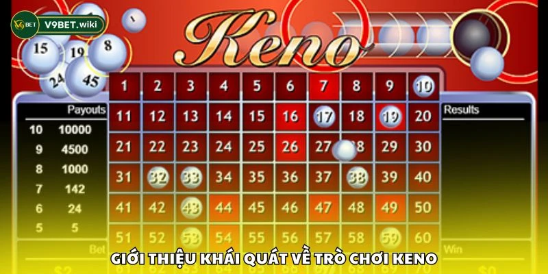 Giới thiệu khái quát về trò chơi Keno