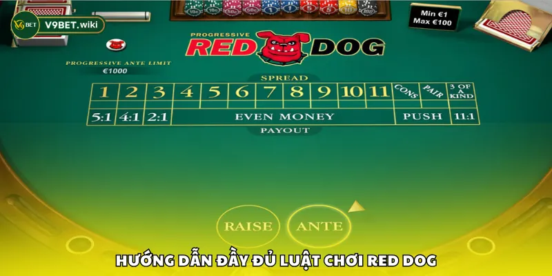 Hướng dẫn đầy đủ luật chơi Red Dog